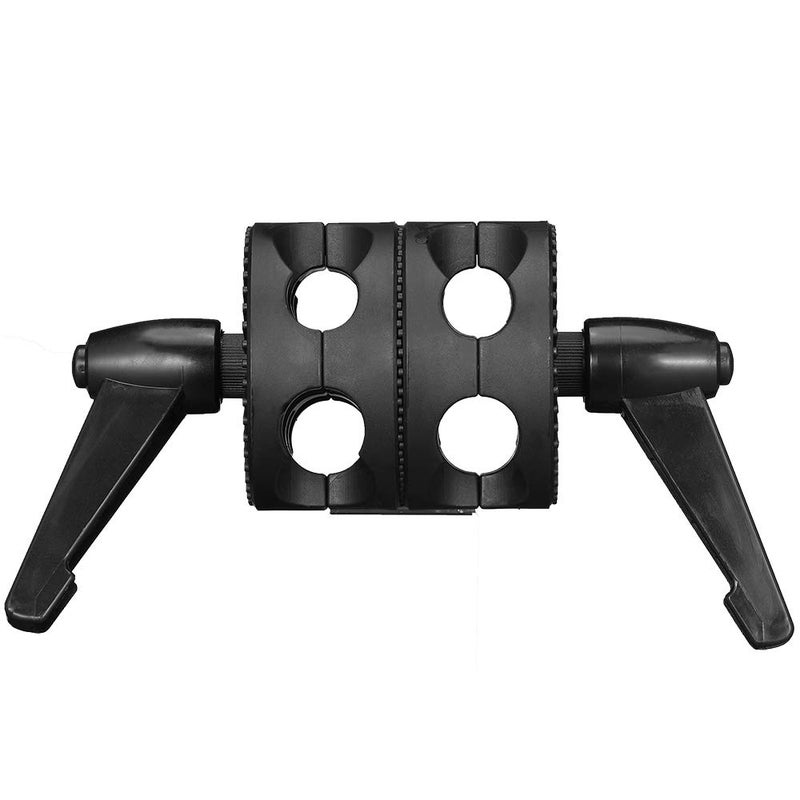 SUPON Dual Head Grip Swivel Clamp Head Holder Bracket Compatible for Photography Studio flash Reflector Boom - Image 4